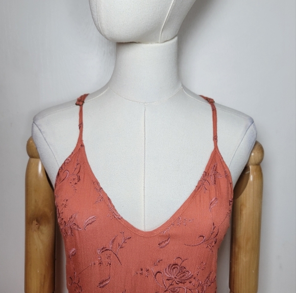 REVOLVE Flynn Skye Boho Embroidered Floral Maxi Sundress Size XS - Picture 4 of 12